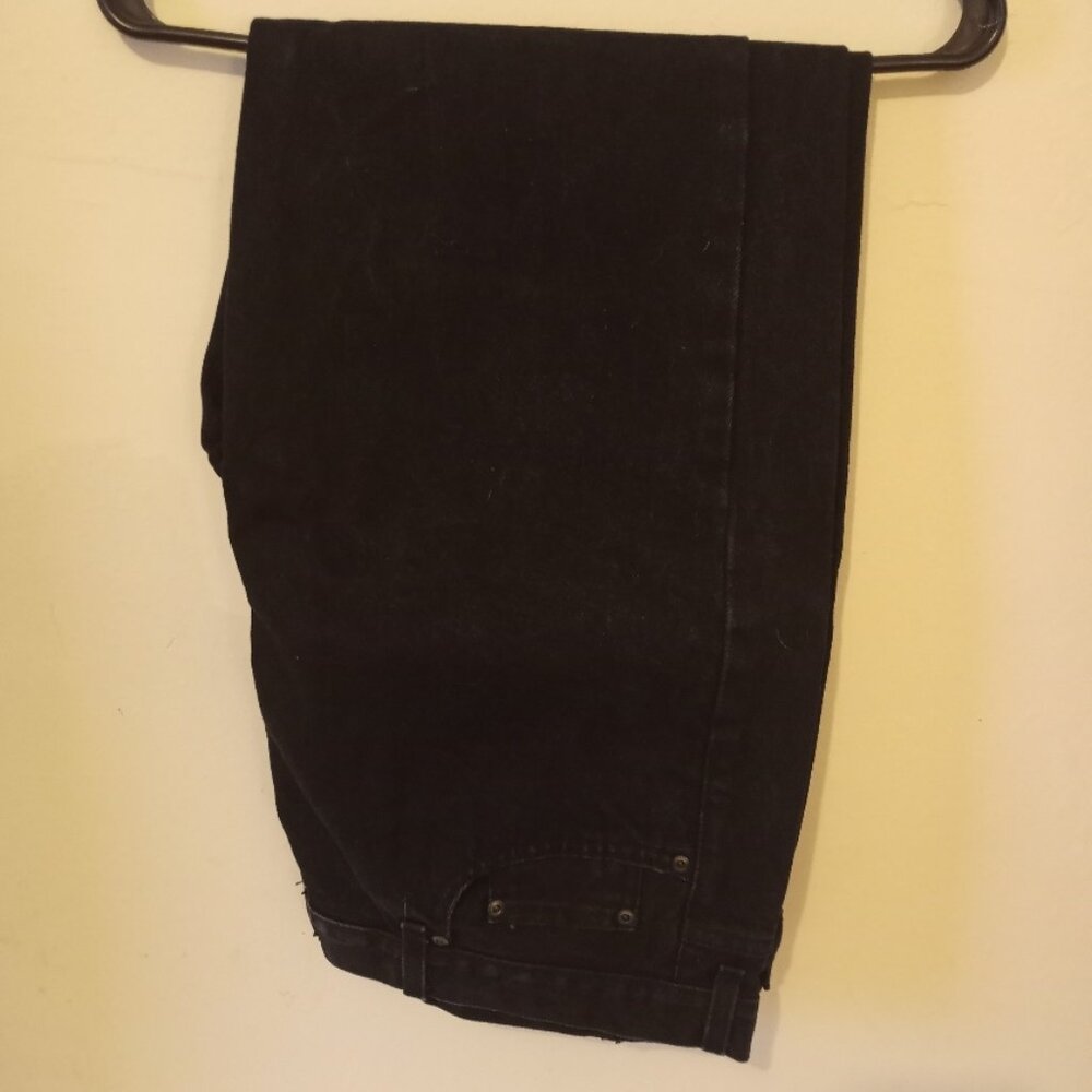 George Regular Cut Black Denim Men's Jeans 36x29 Like New